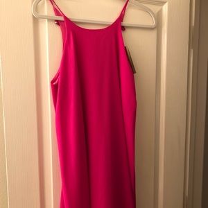 Hot pink dress